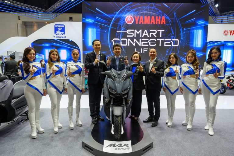 “ยามาฮ่า” ตอกย้ำผู้นำเทรนด์ดิจิทัล ภายใต้แนวคิด “SMART CONNECTED LIFE” ชูเทคโนโลยี Y-Connect พร้อมเปิดโมเดลใหม่ 5 รุ่นในงาน MOTOR SHOW ครั้งที่ 42
