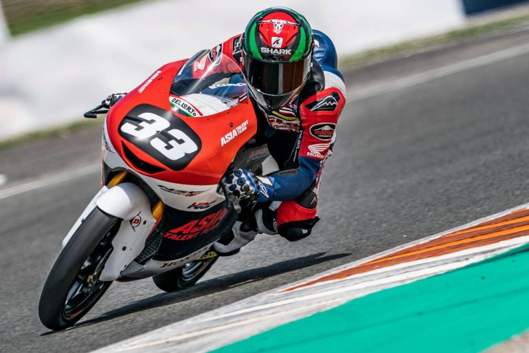 “ก๊องส์-ธัชกร” พลาดบิดเรซ 2 โมโตทรี จูเนียร์ บาเลนเซีย