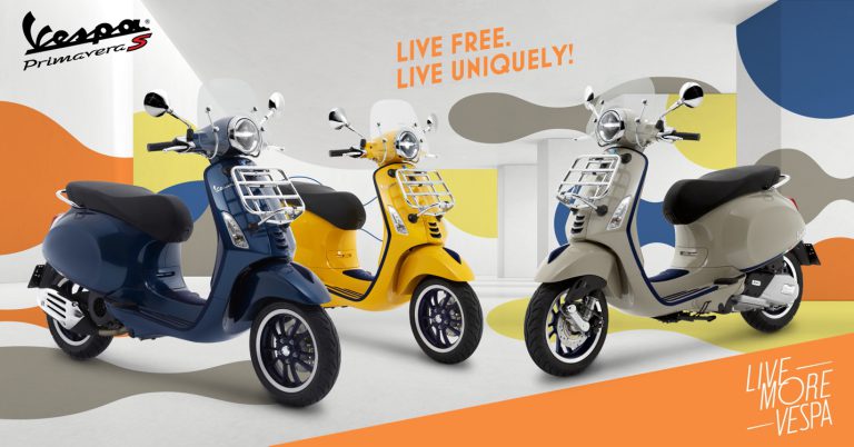“เวสป้า” ยกทัพพรีเมี่ยมสกู๊ตเตอร์ถ่ายทอดสีสันแห่งอิสระ ต้นฉบับเอกลักษณ์สไตล์อิตาลี ผ่าน 4 รุ่น 8 เฉดสี พร้อมเตรียมเซอไพรส์เหล่าคนรักสกู๊ตเตอร์ตลอดปี 2022