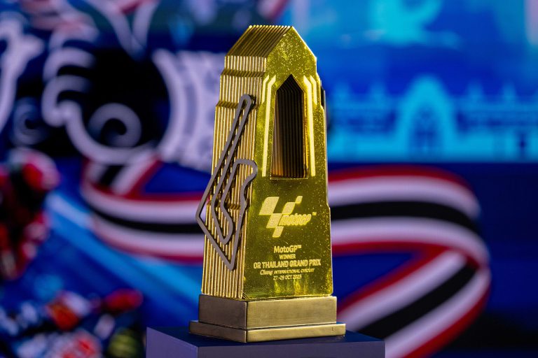 “รัฐบาล” ชวนแฟน MotoGP ทั่วโลกร่วมนับถอยหลัง 15 วันสู่กรังด์ปรีซ์ที่ยิ่งใหญ่ที่สุดในโลกบนแผ่นดินไทย พร้อมเปิดตัวโทรฟี่เวอร์ชั่น 2023 OR Thailand Grand Prix 2023